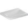 Geberit iCon Light Umywalka wpuszczana w blat 60x48 cm bez otworu na baterię bez przelewu biała 501.847.00.7