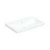 Geberit iCon Light Umywalka wpuszczana w blat 75x48 cm biała z powłoką KeraTect 501.848.00.4