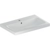 Geberit iCon Light Umywalka wpuszczana w blat 75x48 cm z otworem na baterię z przelewem biała 501.848.00.1