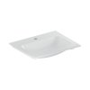 Geberit iCon Umywalka meblowa 60x48 cm z otworem na baterię bez przelewu biały z powłoką KeraTect 501.843.00.2