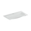Geberit iCon Umywalka meblowa 90x48 cm z otworem na baterię bez przelewu biały z powłoką KeraTect 501.845.00.2