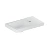 Geberit iCon Umywalka wisząca lub meblowa 53x31 cm z otworem na baterię z prawej strony bez przelewu biały z powłoką KeraTect 501.832.00.2