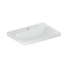 Geberit iCon Umywalka wisząca lub meblowa 60x42 cm z otworem na baterię bez przelewu biały z powłoką KeraTect 501.841.00.6