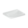 Geberit iCon Umywalka wisząca lub meblowa 60x48 cm bez otworu na baterię bez przelewu biały z powłoką KeraTect 501.834.00.8