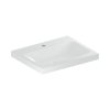 Geberit iCon Umywalka wisząca lub meblowa 60x48 cm z otworem na baterię bez przelewu biały z powłoką KeraTect 501.834.00.6