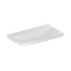 Geberit iCon Umywalka wisząca lub meblowa 75x42 cm bez otworu na baterię bez przelewu biały z powłoką KeraTect 501.842.00.8