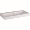 Geberit iCon Umywalka wisząca lub meblowa 90x48,5 cm z otworem na baterię biała 124090000