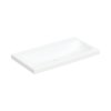 Geberit iCon Umywalka wisząca lub meblowa 90x48 cm bez otworu na baterię bez przelewu biały z powłoką KeraTect 501.836.00.8