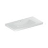 Geberit iCon Umywalka wisząca lub meblowa 90x48 cm z otworem na baterię bez przelewu biały z powłoką KeraTect 501.840.00.6