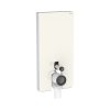 Geberit Monolith Plus Moduł sanitarny do WC stojącej 101x48 cm szkło w kolorze szarym piaskowym/aluminium 131.202.JL.7
