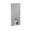 Geberit Monolith Plus Moduł sanitarny do WC stojącej 114x50,5 cm gres szkliwiony efekt betonu/aluminium 131.233.JV.7