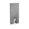 Geberit Monolith Plus Moduł sanitarny do WC stojącej 114x50,5 cm gres szkliwiony efekt łupka/aluminium czarny chrom 131.233.00.7