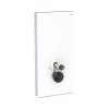 Geberit Monolith Plus Moduł sanitarny do WC wiszącej 101x48 cm szkło białe/aluminium 131.222.SI.7