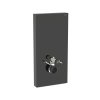 Geberit Monolith Plus Moduł sanitarny do WC wiszącej 101x48 cm szkło czarne/aluminium czarny chrom 131.221.SJ.7