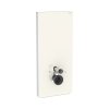 Geberit Monolith Plus Moduł sanitarny do WC wiszącej 114x50,5 cm szkło w kolorze szarym piaskowym/aluminium 131.231.JL.7