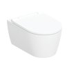 Geberit One Zestaw Toaleta WC TurboFlush bez kołnierza + deska wolnoopadająca biały z powłoką KeraTect/biały 500.201.01.1