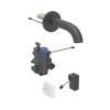 Geberit Piave Bateria umywalkowa termostatyczna bezdotykowa podtynkowa zasilanie sieciowe 17 cm czarny mat z powłoką easy-to-clean 116.267.14.1