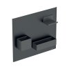 Geberit Tablica magnetyczna ze schowkami czarny mat/lava mat 500.649.16.1