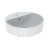 Geberit Variform Umywalka nablatowa 45 cm z otworem na baterię z przelewem biały z powłoką KeraTect 500.769.00.2