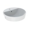 Geberit Variform Umywalka nablatowa 50 cm z otworem na baterię z przelewem biały z powłoką KeraTect 500.782.00.2