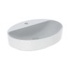 Geberit Variform Umywalka nablatowa 60x45 cm z otworem na baterię bez przelewu biały z powłoką KeraTect 500.773.00.2