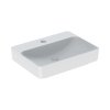 Geberit Variform Umywalka nablatowa 60x45 cm z otworem na baterię bez przelewu biały z powłoką KeraTect 500.781.00.2