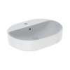 Geberit Variform Umywalka nablatowa 60x45 cm z otworem na baterię z przelewem biały z powłoką KeraTect 500.777.00.2