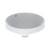 Geberit Variform Umywalka wpuszczana w blat 40 cm z przelewem biały/spód szkliwiony 500.701.01.2