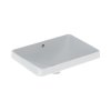 Geberit VariForm Umywalka wpuszczana w blat 55x40 cm biała z powłoką KeraTect 500.736.00.2