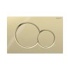 Geberit Sigma01 Przycisk WC okrągły edelmessing galwanizowany 115.770.DT.5