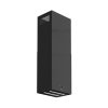 Globalo Design Werno Isola 40.2 Okap wyspowy czarny WERNO_ISOLA_40_2_BK