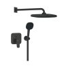Grohe Cubeo Zestaw prysznicowy podtynkowy z deszczownicą czarny mat 1053362430