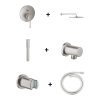 Grohe Essence Zestaw prysznicowy podtynkowy z deszczownicą stal nierdzewna GNS131