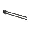 Grohe Essentials Wieszak na ręcznik podwójny 43,9 cm matte black 1024672430
