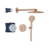 Grohe Grohtherm SmartControl Zestaw prysznicowy termostatyczny podtynkowy z deszczownicą brushed warm sunset 34863DL0