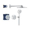 Grohe Grohtherm SmartControl Zestaw prysznicowy termostatyczny podtynkowy z deszczownicą chrom 34863000