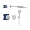 Grohe Grohtherm SmartControl Zestaw prysznicowy termostatyczny podtynkowy z deszczownicą stal nierdzewna 34863DC0