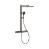 Grohe Spa Rainshower Aqua Pure Zestaw prysznicowy termostatyczny natynkowy z deszczownicą przepływ 15 l/min brushed hard graphite 100962AL00