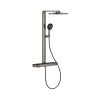 Grohe Spa Rainshower Aqua Pure Zestaw prysznicowy termostatyczny natynkowy z deszczownicą przepływ 8,7 l/min brushed hard graphite 100964AL00