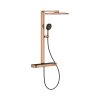 Grohe Spa Rainshower Aqua Pure Zestaw prysznicowy termostatyczny natynkowy z deszczownicą przepływ 15 l/min warm sunset 100962DA00