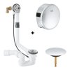 Grohe Talentofill Zestaw Syfon wannowy z napełnianiem przez przelew krótki + zestaw napełniający chrom 28990000+19952000