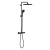 Grohe Tempesta System 250 Cube Zestaw prysznicowy termostatyczny natynkowy z deszczownicą matte black 266892431