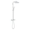 Grohe Tempesta Zestaw prysznicowy termostatyczny natynkowy z deszczownicą chrom 26670001