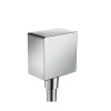 Hansgrohe Fixfit Square przyłącze węża z zaworem zwrotnym chrom 26455000