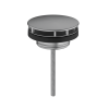 Hansgrohe Korek do umywalki czarny chrom szczotkowany 50001340