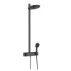 Hansgrohe Pulsify ShowerTablet Select Zestaw prysznicowy natynkowy termostatyczny z deszczownicą czarny mat 24240670