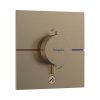 Hansgrohe ShowerSelect Comfort E Bateria prysznicowa podtynkowa termostatyczna brąz szczotkowany 15575140