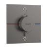 Hansgrohe ShowerSelect Comfort E Bateria wannowo-prysznicowa termostatyczna podtynkowa czarny chrom szczotkowany 15578340
