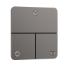 Hansgrohe ShowerSelect Comfort Q Zawór przełączający podtynkowy czarny chrom szczotkowany 15587340