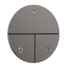 Hansgrohe ShowerSelect Comfort S Zawór przełączający podtynkowy czarny chrom szczotkowany 15558340
